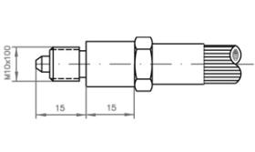 RACORERÍA DE FRENO 0021152BB - RACOR FRENO MACHO M10X1,00 L=15MM