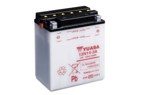 Yuasa 12N143A - BATERIA MOTOCICLETA YUASA CONVENTIONAL 12V 14,7AH 125A (+D)