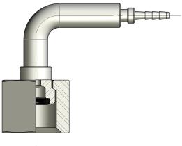 Minipress 36140090 - MINIMEX TL CD90 1/4 MANOMETRO CON TORICA TUBO DN2