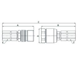 Manuli Q06211041A1212 - ENCHUFE RAPIDO TIPO LIEBHER HEMBRA DN20 - 3/4