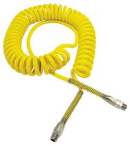 Pneumax S1PPAM4654 - ESPIRAL PUR AMARILLO TUBO 4X6 DE 5 MTS. ROSCA 1/4'