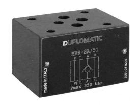 Duplomatic MVR3D - ANTIRRETORNO MODULAR NG6 VIA 'P'