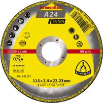 Klingspor Abrasivos 242137 - DISCOS DE CORTE KRONENFLEX® 2,0 - 3,2 MM 115 X 2,5 X 22,23,