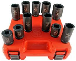 Chicago Pneumatic 8940167072 - SS6111DWS 3/4" DR 11PC DEEP WS MET SET