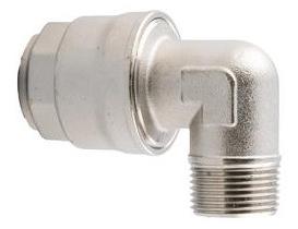 Aignep 9015040114 - RACOR CODO DE ALUMINIO TUBO 40 - ROSCA MACHO 1.1/4"