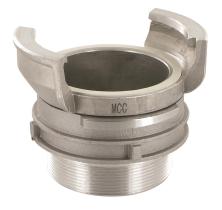 Conexiones industriales GUI465212A - GUILLEMIN CON CIERRE DN65 A ROSCA MACHO 2"1/2 (ALUMINIO)