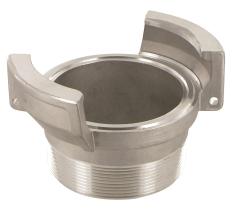 Conexiones industriales GUI540112A - GUILLEMIN FIJO SIN CIERRE DN40 A ROSCA MACHO 1"1/2 (ALUMINIO