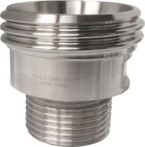 Conexiones industriales DIN171512I - DIN 11851 MACHO DN15 A ROSCA MACHO BSP 1/2 (INOX)