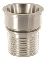 Conexiones industriales SMS13838I - SMS 1145 HEMBRA DN38 CON ESPIGA DENTADA 38 (INOX)