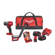 Milwaukee 4933492523 - M18FMTIW2F12 + M12UCL + KIT DE VASOS DE 1/2" PARA LLANTAS DE