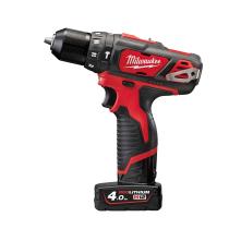 Milwaukee 4933441935 - TALADRO PERCUTOR SUBCOMPACTO M12, 2 VELOCIDADES, PAR MáXIMO