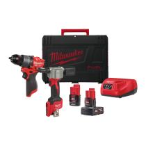 Milwaukee 4933480593 - M12FPD2 + M12BPRT. SE SUMINISTRA CON 1 BATERíA M12B4, 1 BATE