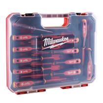 Milwaukee 4932479095 - JUEGO DE 12 DESTORNILLADORES TRILOBE VDE SLIM