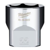 Milwaukee 4932479998 - VASO CORTO DE 3/8" DE 22MM