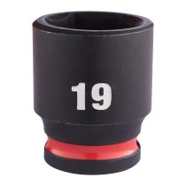 Milwaukee 4932480276 - VASO DE IMPACTO 3/8" CORTO 19MM