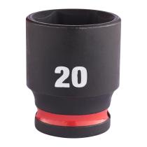 Milwaukee 4932480277 - VASO DE IMPACTO 3/8" CORTO 20MM