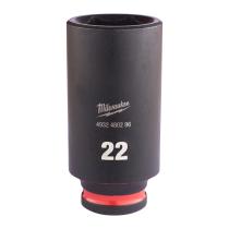 Milwaukee 4932480296 - VASO DE IMPACTO 3/8" LARGO 22MM