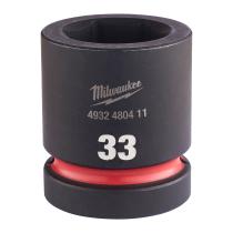 Milwaukee 4932480411 - VASO DE IMPACTO 1"CORTO 33MM