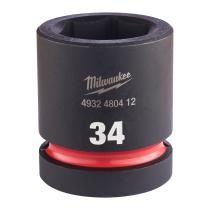 Milwaukee 4932480412 - VASO DE IMPACTO 1"CORTO 34MM