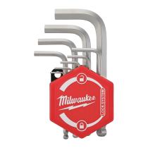 Milwaukee 4932492399 - JUEGO DE 9 LLAVES ALLEN CON BOLA CORTAS