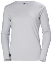 Helly Hansen 79159910 - HELLY HANSEN WW LS CAMISETA GRIS CLARO