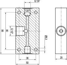 CEJN 199501681 - DISTRIBUIDOR 2 X 1/4" BSP 1 X 1/2" BSP